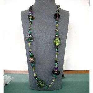Handcrafted TRESK Beaded Necklace  & Bracelet